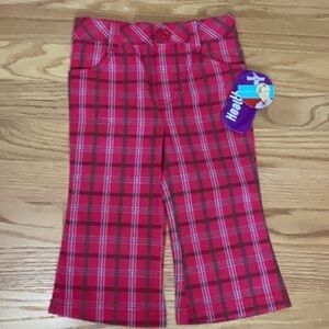 HEALTHTEX Infant Red Plaid Pant